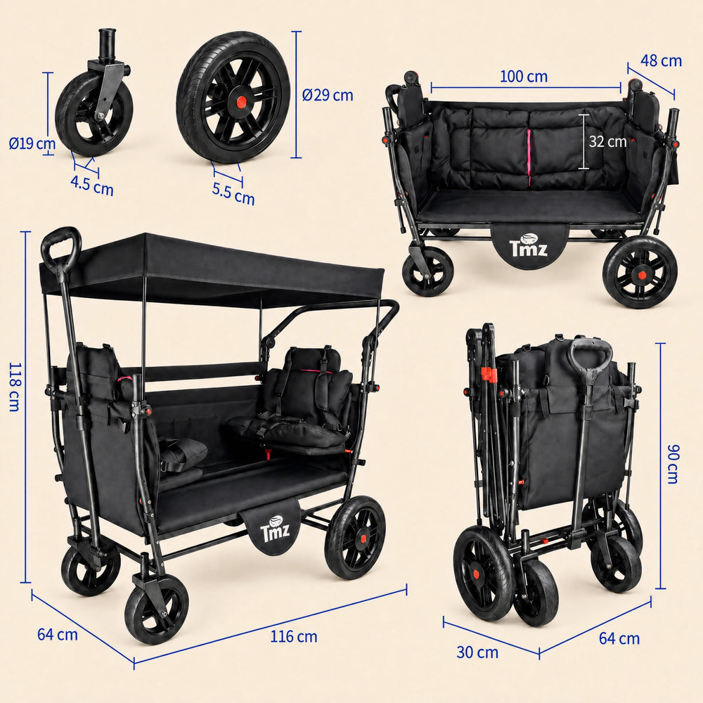 TMZ Horizon Faltbarer Bollerwagen