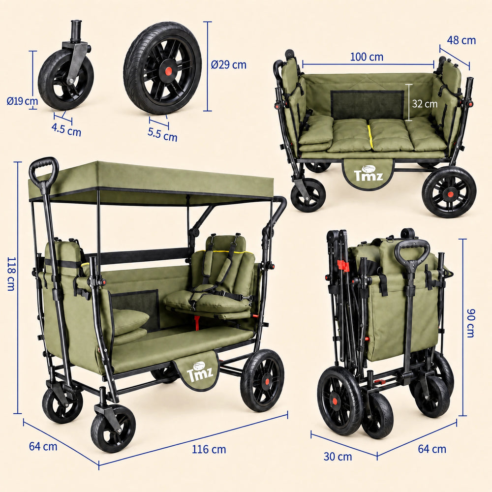 TMZ Horizon Faltbarer Bollerwagen
