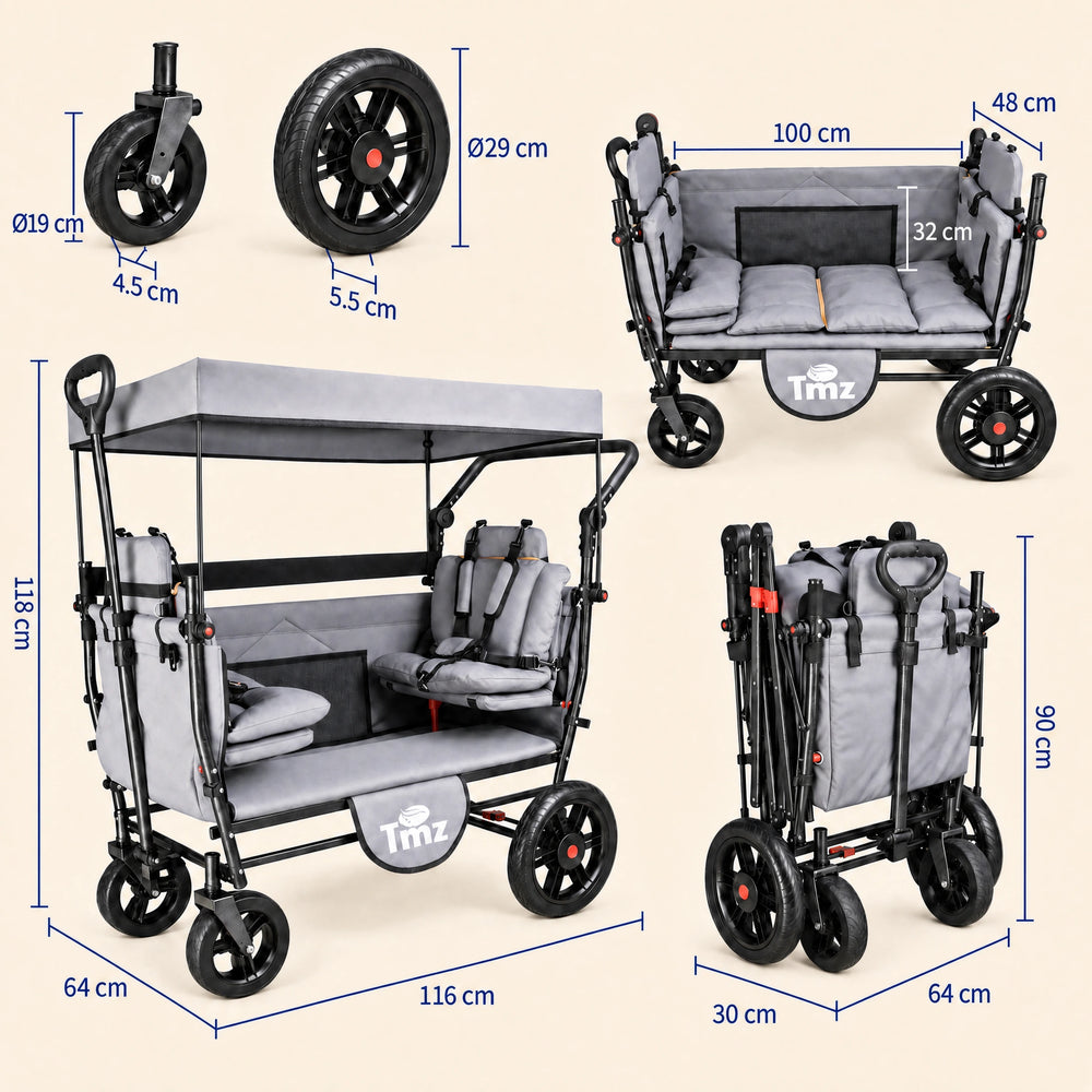 TMZ Horizon Faltbarer Bollerwagen