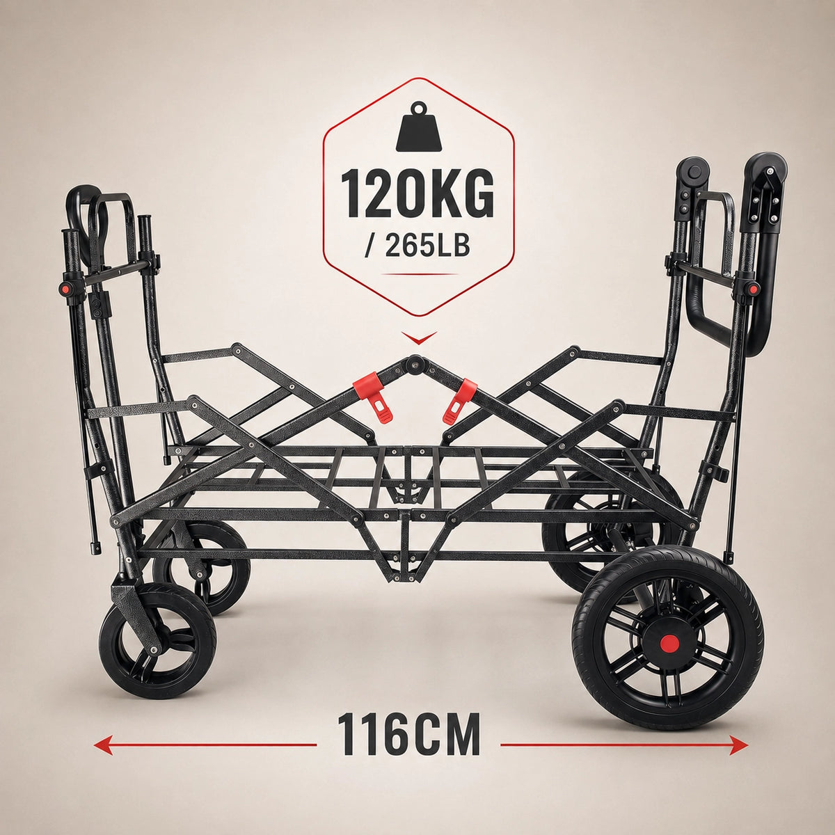 TMZ Horizon Faltbarer Bollerwagen